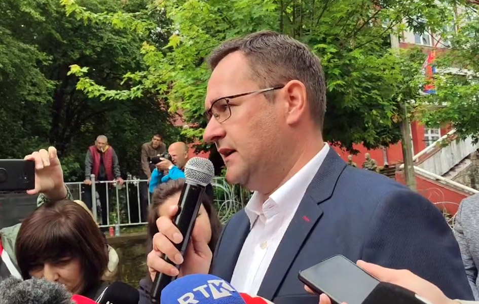Rajović: Kosovska policija ne dozvoljava rudarima Trepče da rade svoj posao Milan Rajović (Foto prt.sc Radio Kontakt Plus)