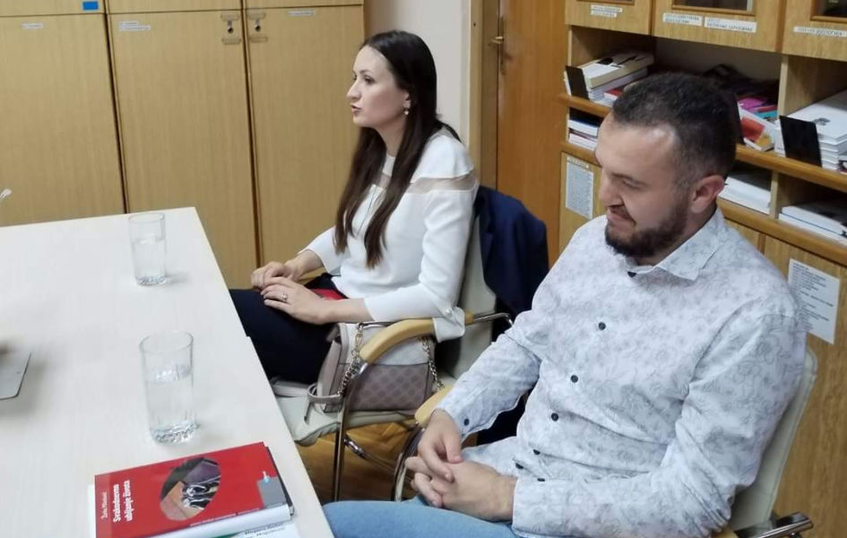Žarko MIlenković na promociji u Novom Sadu (Foto privatna arhiva, ustupljena fotografija)