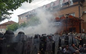 Sukobi u Zvečanu (Foto Kim)