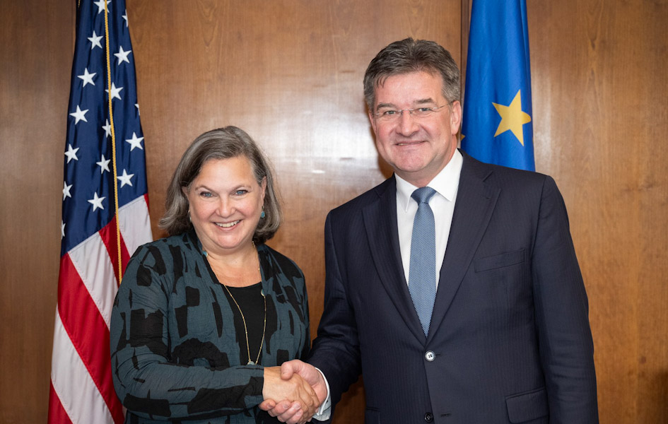 Lajčak i Viktorija Nuland traže brzu deeskalaciju na severu Kosova