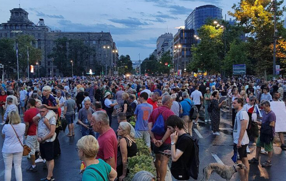 U Beogradu održan 12. protest „Srbija protiv nasilja“