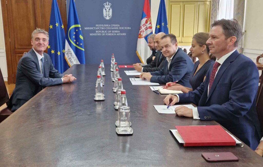 Dačić Flesenkemperu ponovio stav Srbije po pitanju članstva Kosova u SE