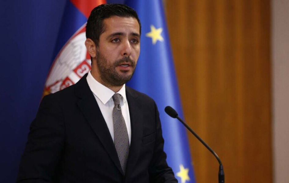 Momirović: U Briselu ću ponovo otvoriti pitanje blokade srpske robe na Kosovu Ministar unutrašnje i spoljne trgovine Tomislav Momirović (BETA/AMIR HAMZAGIĆ)