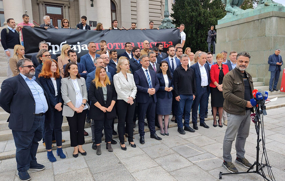 Opozicija okupljena oko ’’Srbije protiv nasilja’’ na jednoj listi