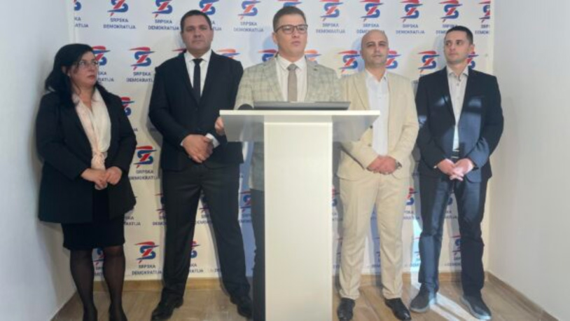 Srpska demokratija: Korak ka pogoršanju bezbednosne situacije Predstavnici Srpske demokratije (Foto Kim)