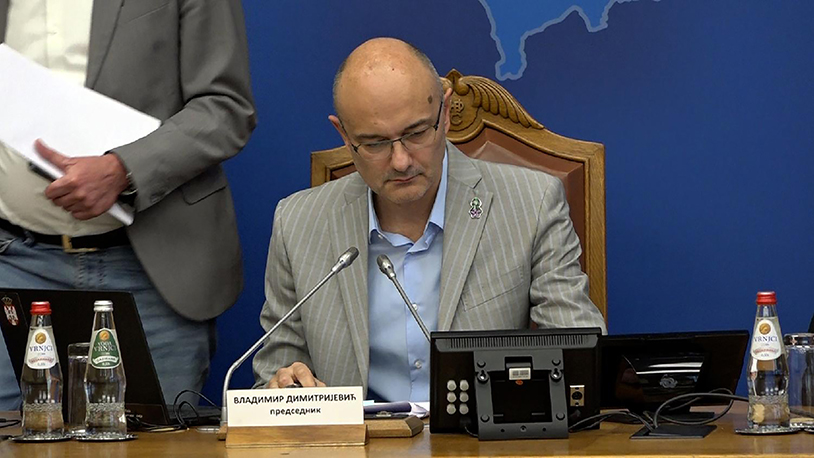Dimitrijević: Nezabeležen pritisak na RIK, nismo nadležni Vladimir Dimitrijević (Foto FoNet/FoNet TV)