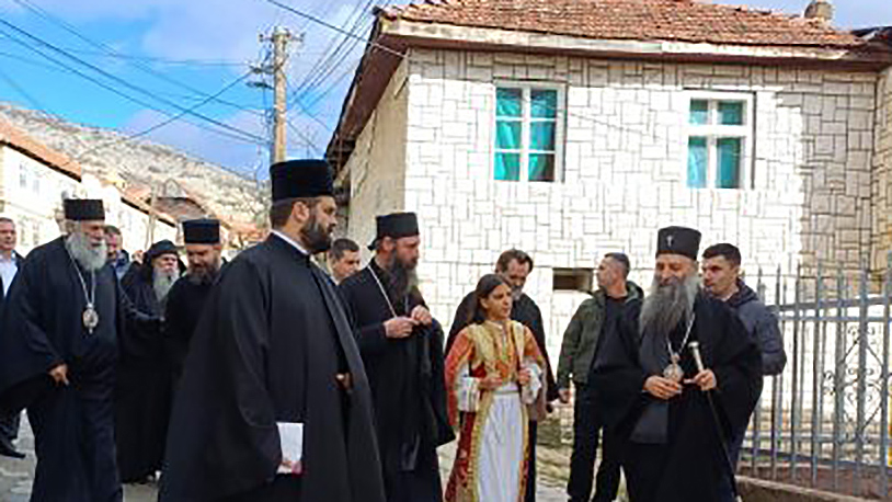 Patrijarh Porfirije u poseti Orahovcu