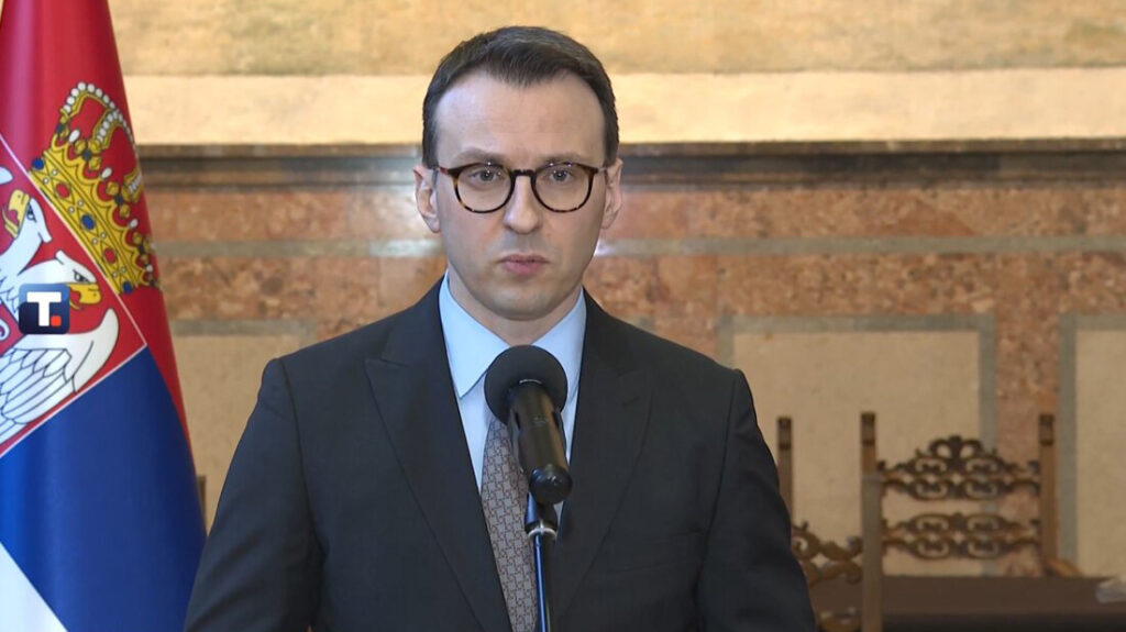 Direktor Kancelarije za KiM Petar Petković (Foto printskrin Tanjug video)