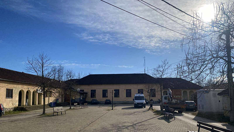 U Goraždevcu trenutno mirno Goraždevac, centar sela (Foto Radio Goraždevac)
