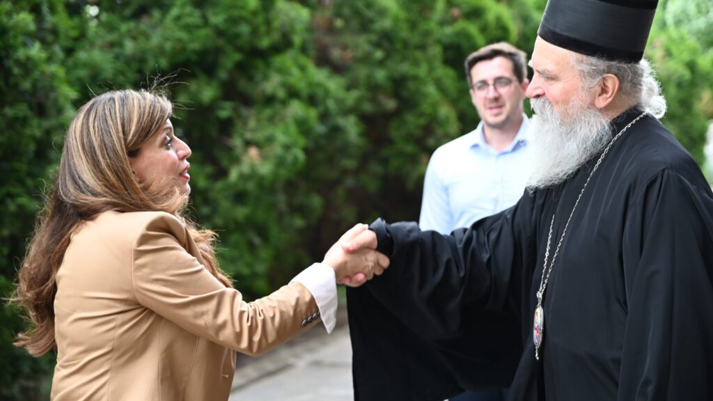 Zijade posetila manastir Gračanicu