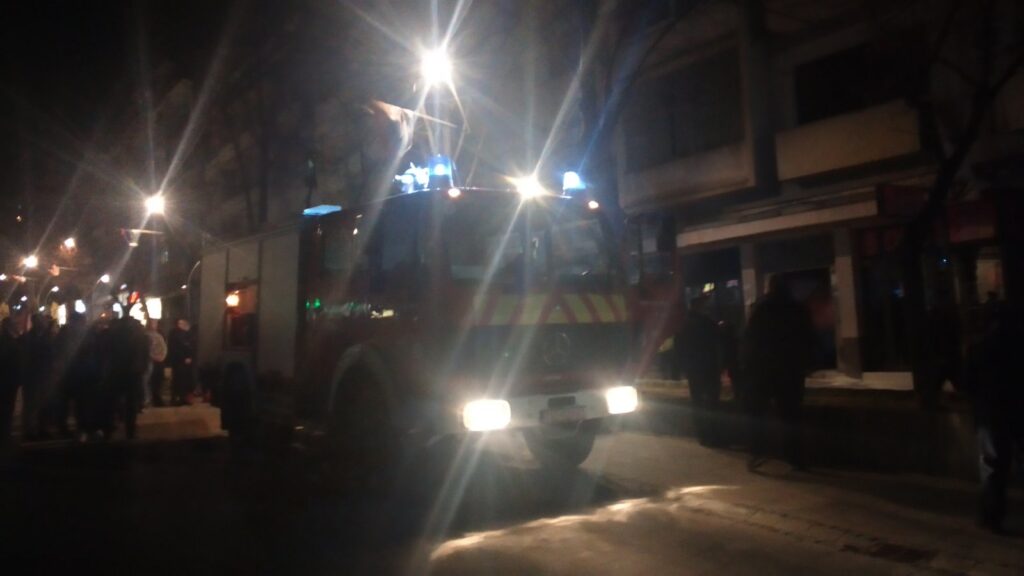 Zapaljen kamion u Zubinom Potoku