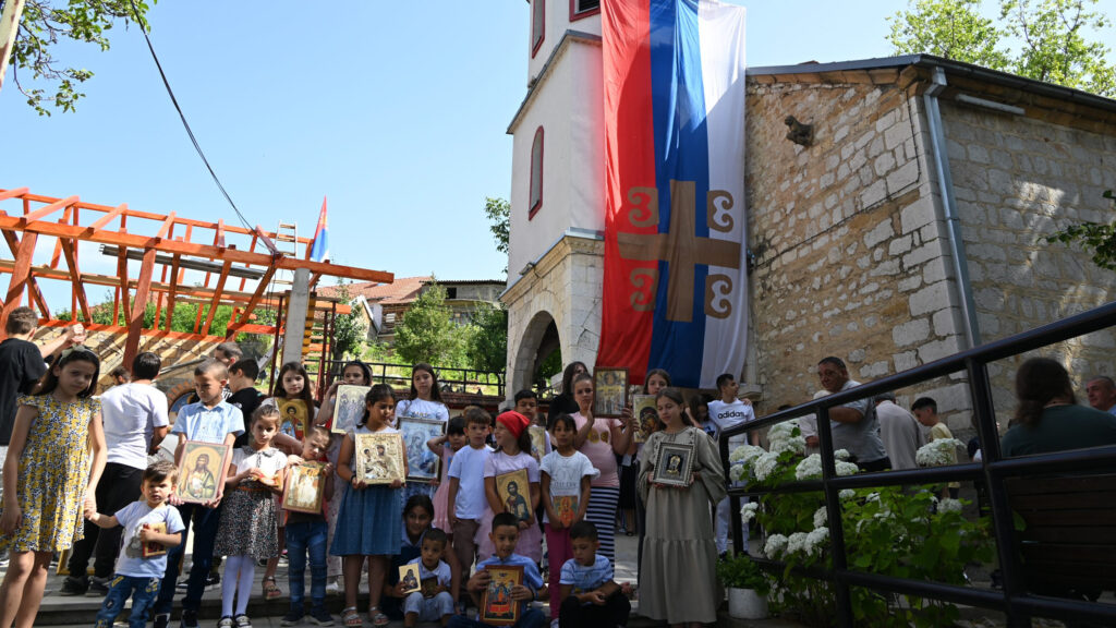 Spasovdanska litija u Orahovcu (Foto Radio Goraždevac)