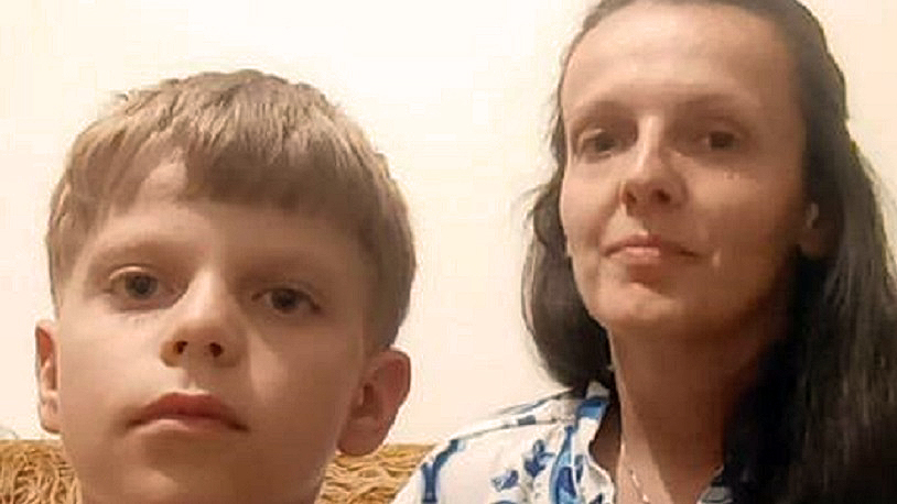 Nemanja Jovanović sa mamom Jelenom