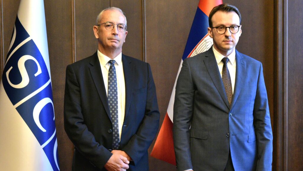 Majkl Davenport i Petar Petković (Foto Kancelarija za KiM)