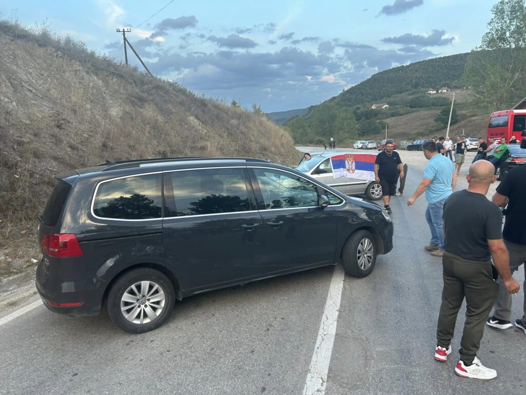 U blizini prelaza Merdare