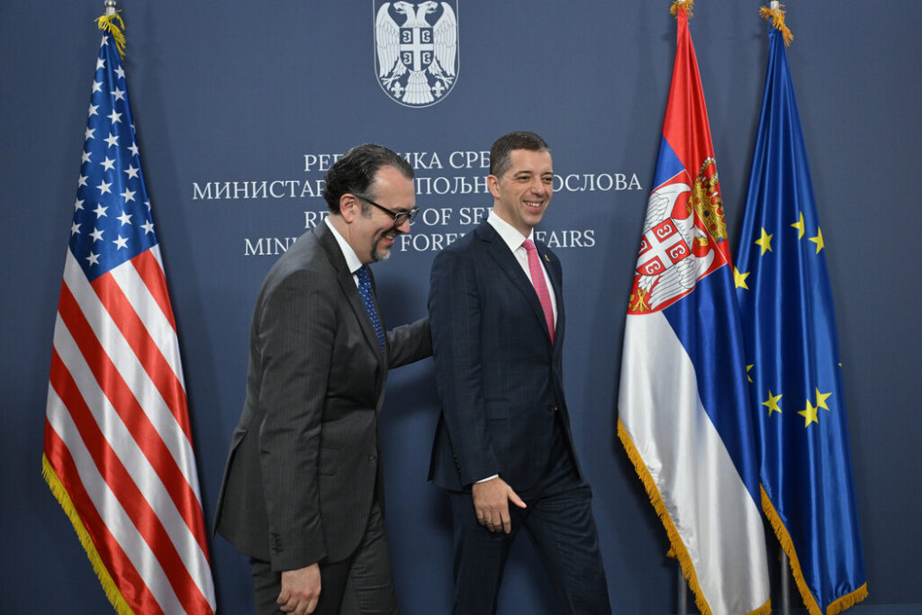 Đurić sa Kasanofom o bilateralnim odnosima i položaju Srba na Kosovu Đurić sa Kasanofom o bilateralnim odnosima i položaju Srba na Kosovu (Foto MSP)