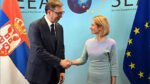 Aleksandar Vučić i Kaja Kalas