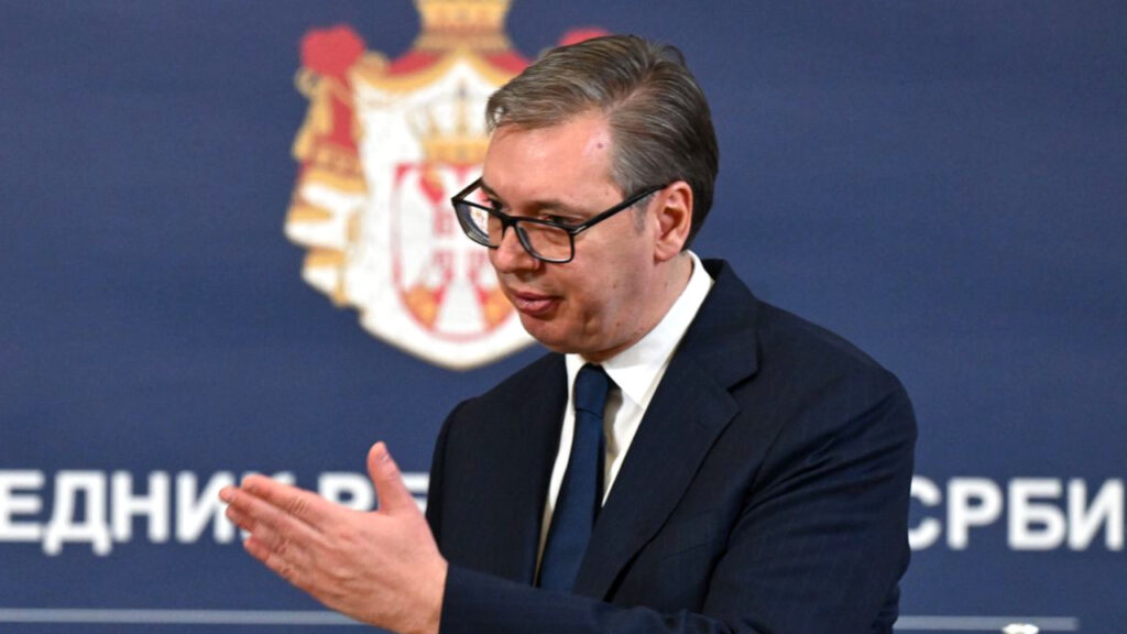 Aleksandar Vučić pozvao funkcionere Srpske napredne stranke (SNS) da „ne nagađaju“ da li će biti kandidat za premijera (Foto Predsedništvo srbije/Dimitrije Goll)