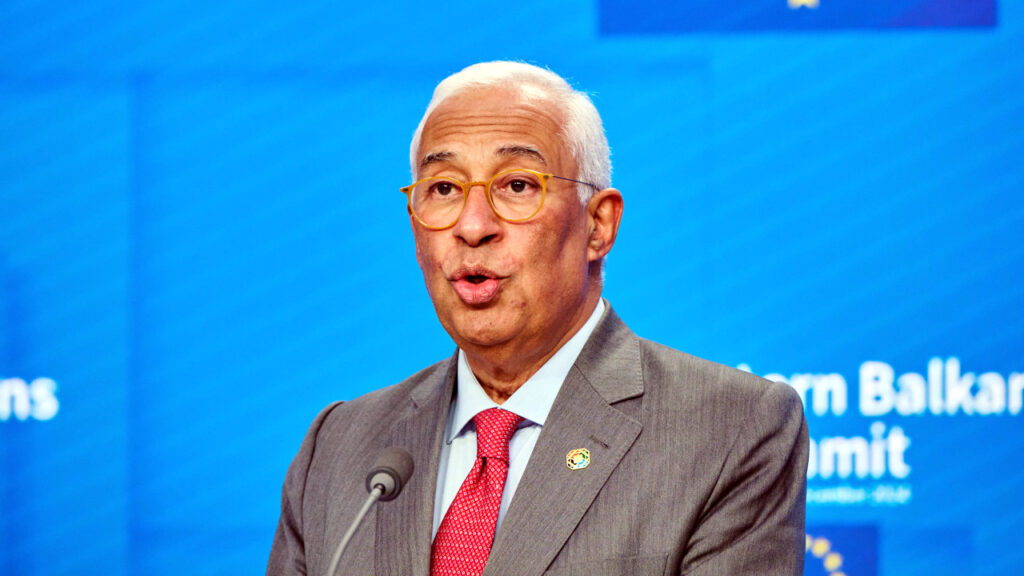Predsednik Evropskog saveta Antonio Košta iduće nedelje na Zapadnom Balkanu Košta danas u Prištini sa Hadžiju i Kurtijem (Foto European Union, 2024/Dati Bendo)