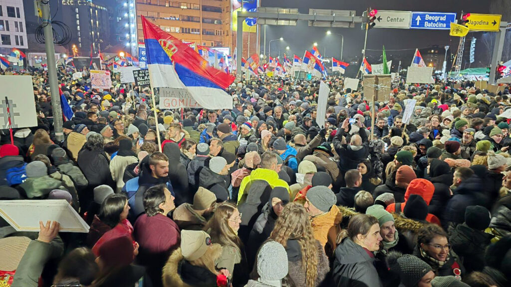 Protest 1. marta u Nišu pod nazivom Studentski edikt trajaće 18 sati, ilustracija (Foto FoNet/Marko Dragoslavić)