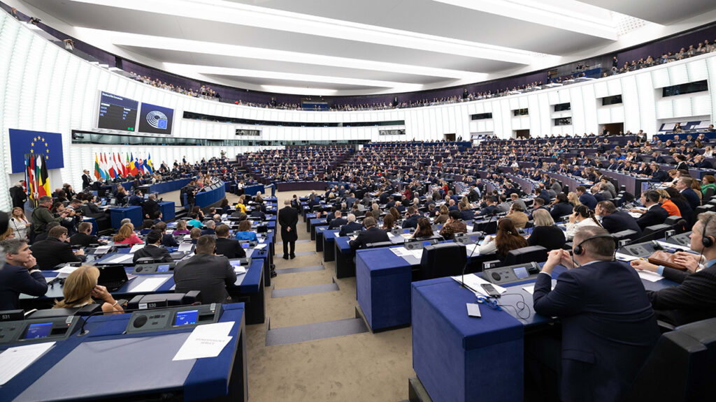 Rasprava o Srbiji u EP na zahtev socijalista i demokrata, liberala i zelenih, a priključila se i EPP, ilustracija (Foto European Union, 2024/Jennifer Jacquemart)