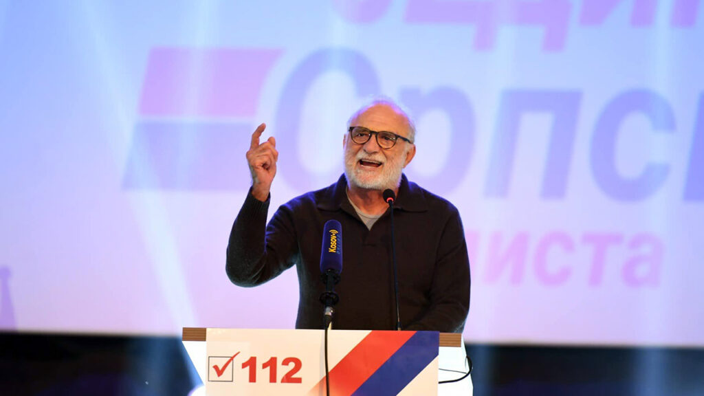 Udruženje filmskih producenata: Govor Ristovskog pun neprimerenog jezika Udruženje filmskih producenata ocenilo da je govor Ristovskog na skupu Srpske liste pun neprimerenog jezika (Foto Fejbuk@Српска листа)