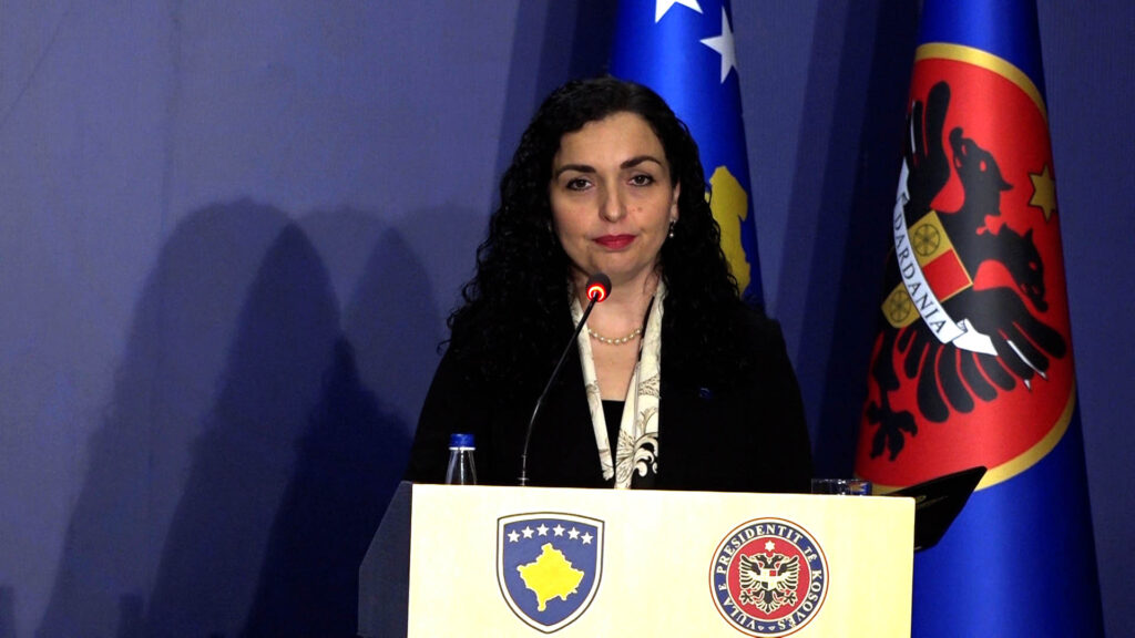 Vjosa Osmani smatra da je nastavak mera EU prema Kosovu neobjašnjiv, nepravedan i neopravdan (Foto arhiva Kim)