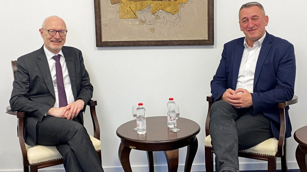 Nenad Rašić i Olivije Gero (Foto Ministarstvo za zajednice i povratak)