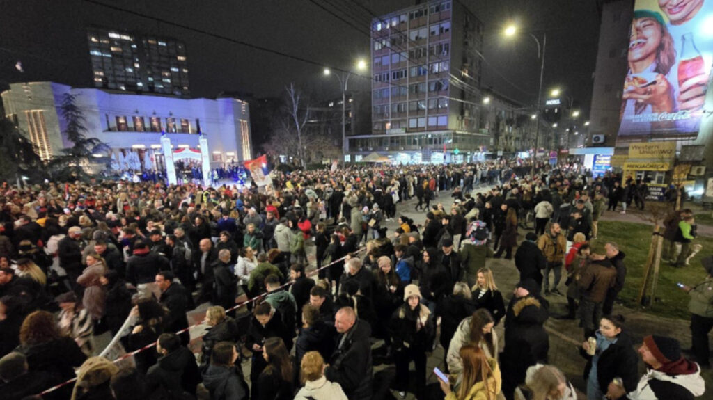 Protest studenata „Studentski edikt“ u Nišu Protest studenata „Studentski edikt“ u Nišu (Foto N1)