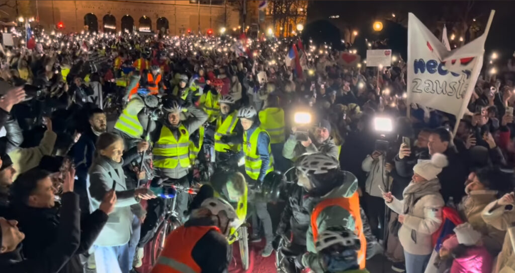 Studenti biciklisti iz Srbije stigli u Strazbur