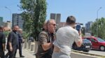 Priveden Stefan Veljković nakon incidenta sa obezbeđenjem Dželjalja Svečlje (Foto Kontakt plus)