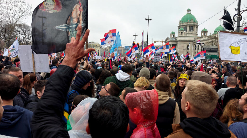Studenti u blokadi (Foto arhiva Kim)