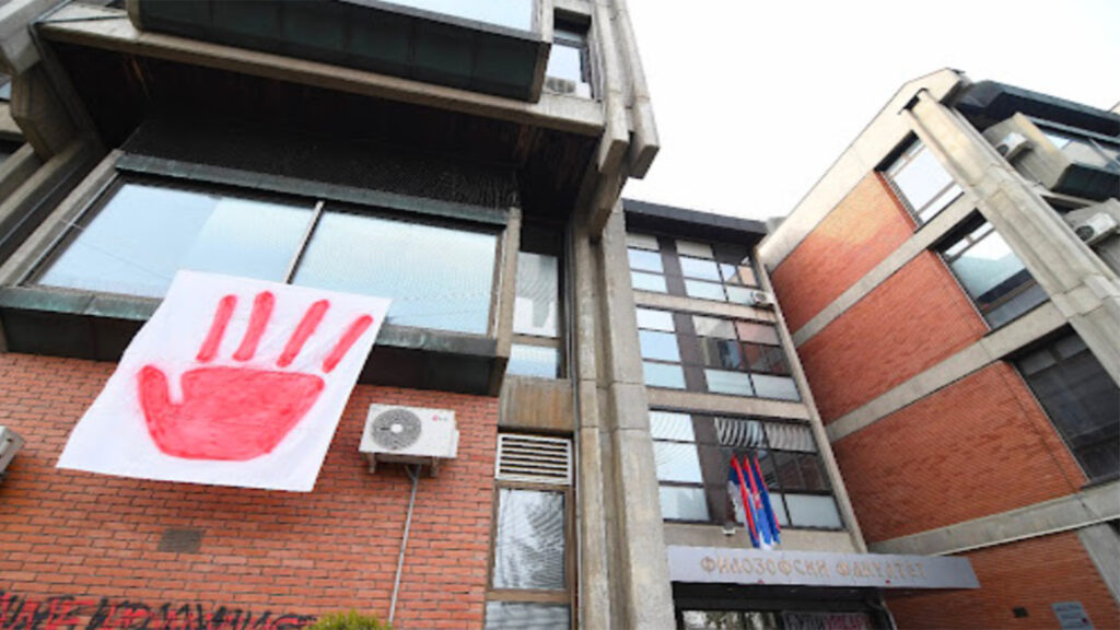 Studenti u blokadi FFUNS traže da se preispita odluka o onlajn nastavi