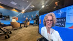 Zamenica generalnog sekretara NATO Radmila Šekerinska u razgovoru sa Isakom Vorgučićem (Foto Kim)
