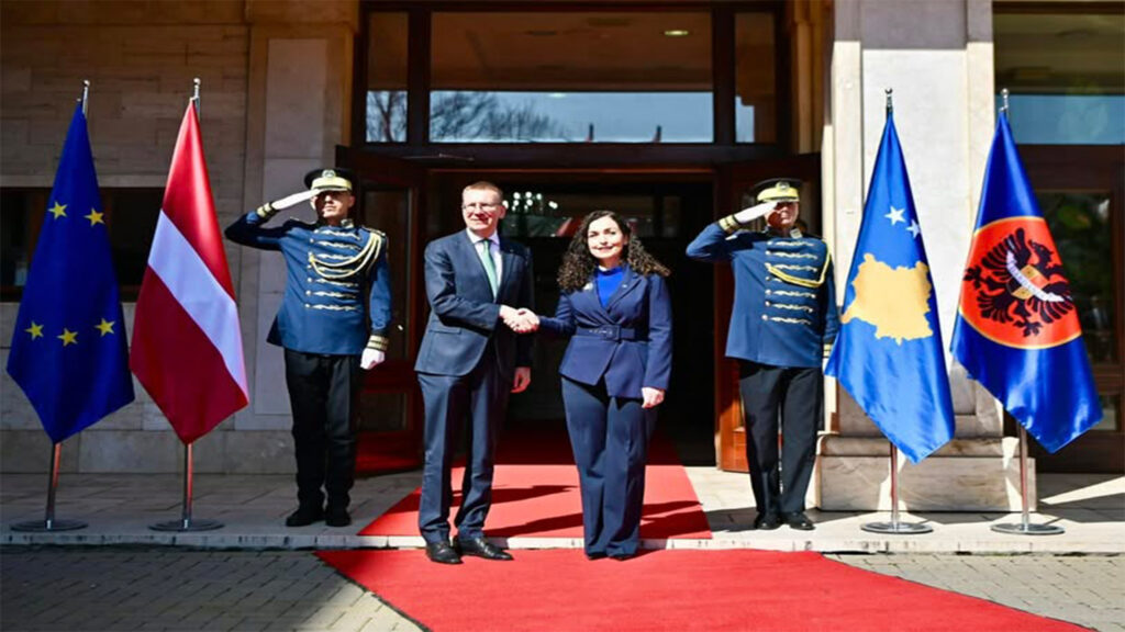 Osmani u radnoj poseti Letoniji