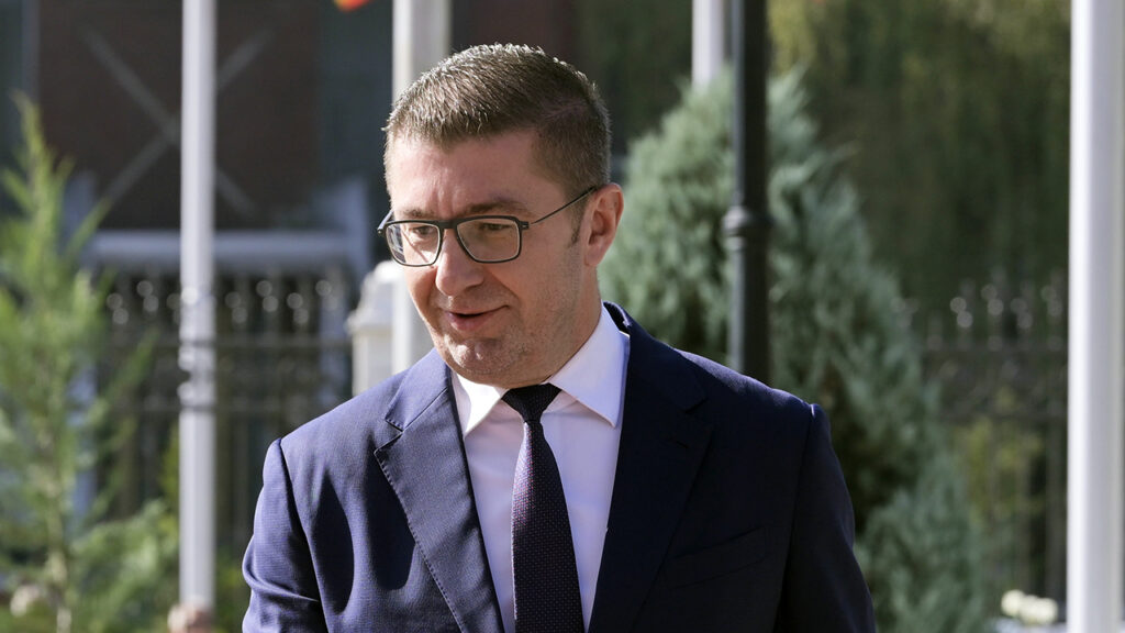 Hristijan Mickoski da ne deli mišljenje svog prvog zamenika Izeta Medžitija da je rat UČK u Makedoniji bio pravedan (Foto European Union, 2024/John Thys)
