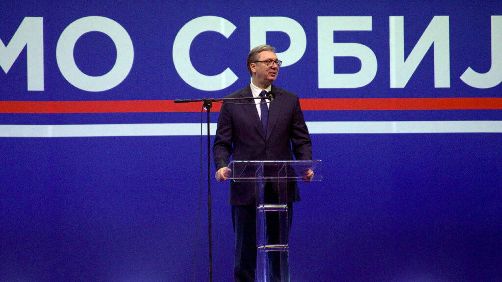 Predsednik Srbije Aleksandar Vučić najavio za septembar mesec veliki skup pristalica vlasti u Novom Sadu (Foto R. Tomić/FoNet)