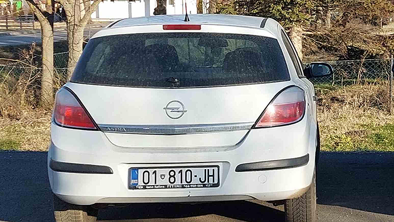 Ukradeni automobil (Foto privatna arhiva)