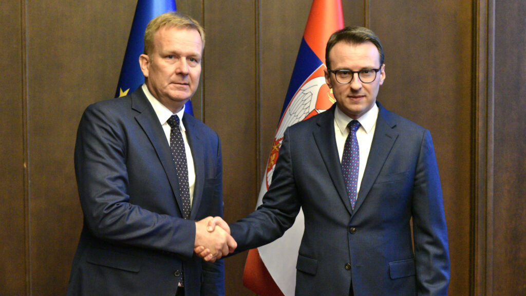 Petković sa Sorensenom o eskalatornim potezima Prištine na severu Kosova Petković sa Sorensenom o eskalatornim potezima Prištine na severu Kosova (Foto Kancelarija za KiM)