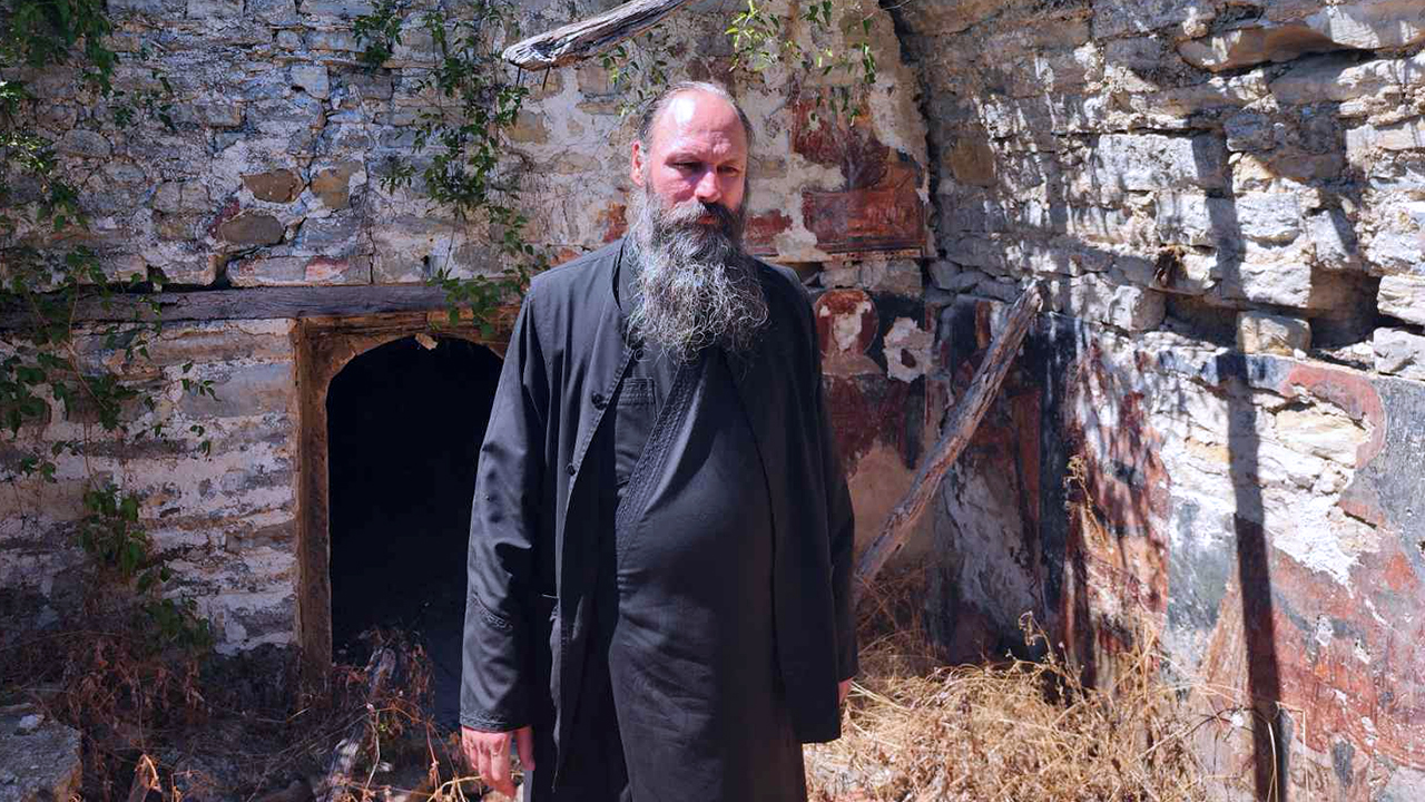Episkop novobrdski Ilarion u rudničkom hramu (Foto Živojin Rakočević)