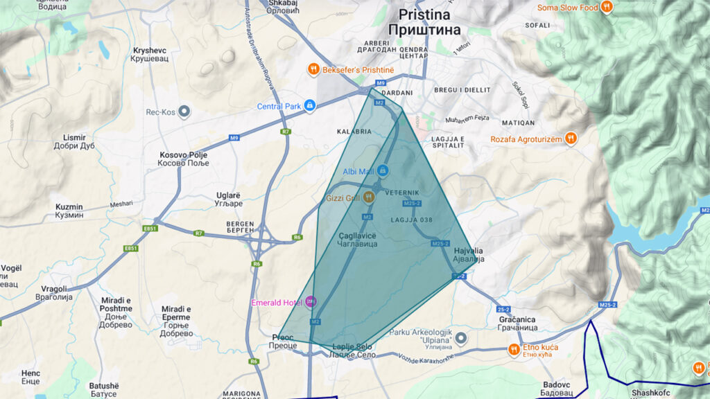 Deo centralnog Kosova bez struje do podneva (Foto printskrin outage.keds-energy.com)