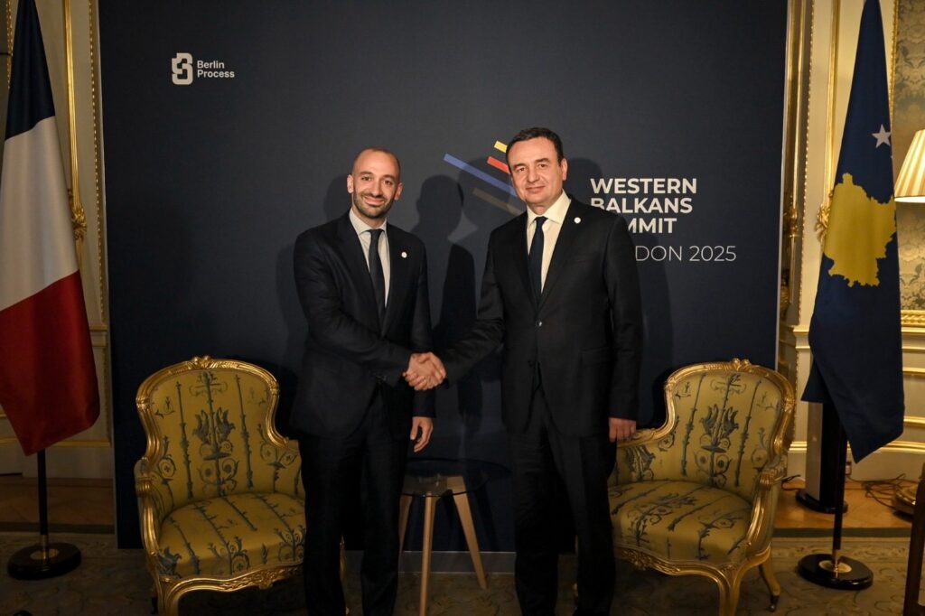 Kurti sa francuskim ministrom Hadadom: Zahvalan sam Francuskoj na podršci i zajedničkim vrednostima (Foto X@albinkurti)