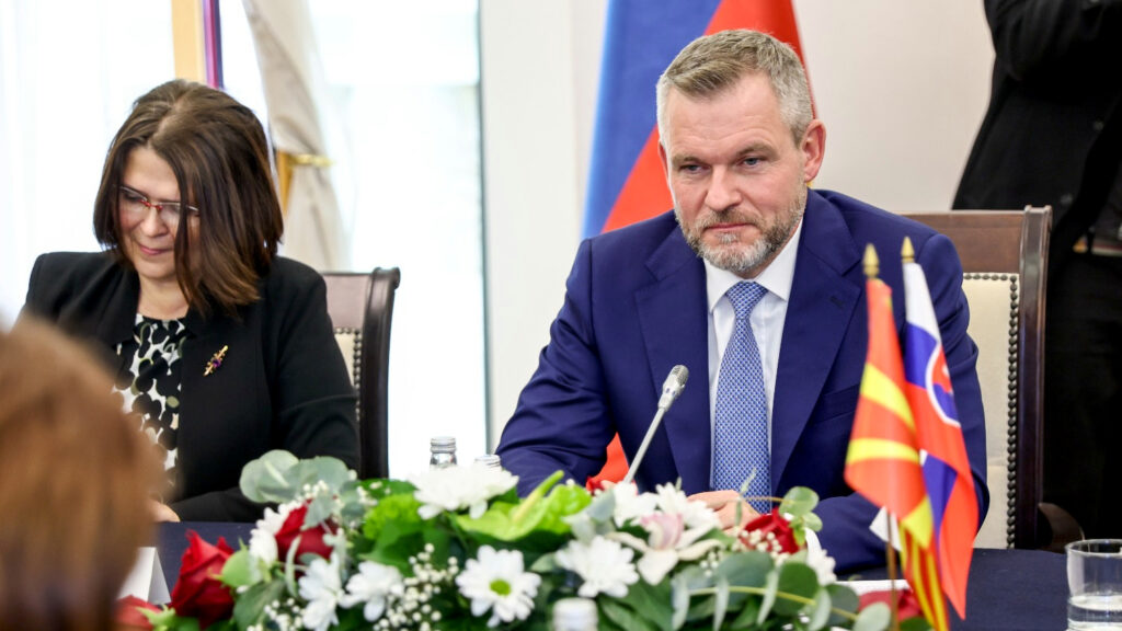 Predsednik Slovačke: Proširenje EU na Zapadni Balkan jača Evropu Predsednik Slovačke Pelegrini smatra da će proširenje EU na Zapadni Balkan će učvrstiti stabilnost i bezbednost Evrope (Foto pretsedatel.mk)