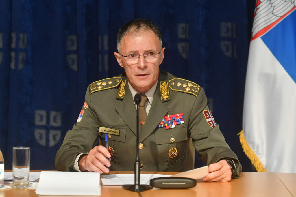 Načelnik Generalštaba Vojske Srbije protestovao zbog isporuke turskih dronova Kosovu (Foto Ministarstvo odbrane Srbije)