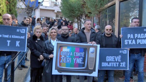 Štrajk zaposlenih u RTK (Foto RTK2)
