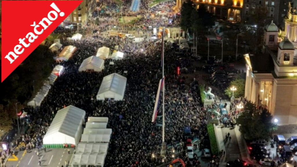 Informer i politička propaganda u službi vlasti: Podržavaju li svi Srbi „marš sa Kosova“? Da li svi Srbi podržavaju „marš sa Kosova“ (Foto printskrin Informer)