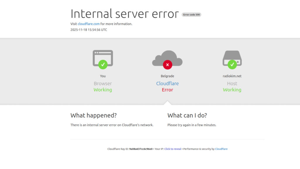Globalni prekid Klaudfler (Cloudflare) servisa izazvao prekide u radu brojnih sajtova, ilustracija (Foto Kim)