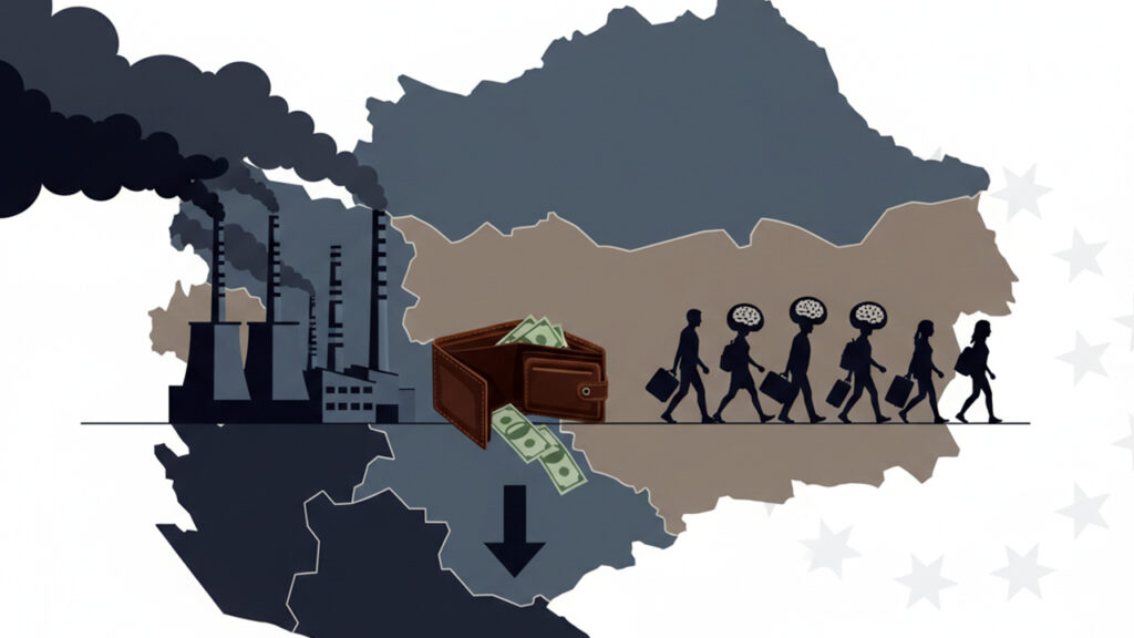 Aspen institut: Ekonomije Zapadnog Balkana sputane niskim platama, ugljem i odlivom mozgova Ekonomije Zapadnog Balkana sputane niskim platama, ugljem i odlivom mozgova, ilustracija (Foto generisaan pomoću Firefly Gemini AI alata)