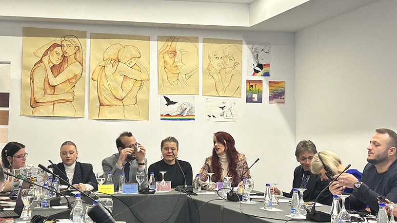 Učesnici konferencije o pravima i položaju LGBTQI+ zajednici (Foto Kim)