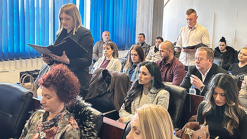 Dijana Živić Dimitrijević i Nikola Rašić položili zakletvu za odbornike (Foto Kim)